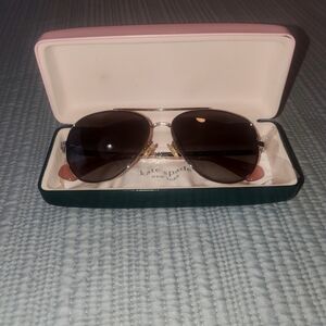 Kate Spade Brown Aviator Sunglasses